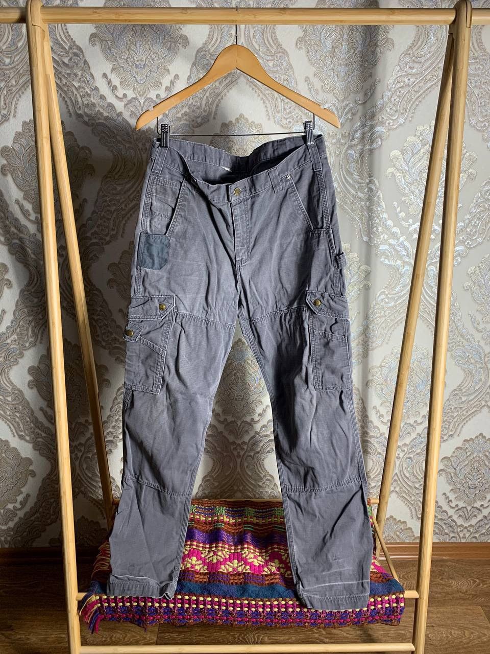 Carhartt Wip × Vintage VERY RARE CARHARTT WORK IN PROGRESS PANTS DETROIT Y2K 90s Size US 36 / EU 52 - 2 Thumbnail