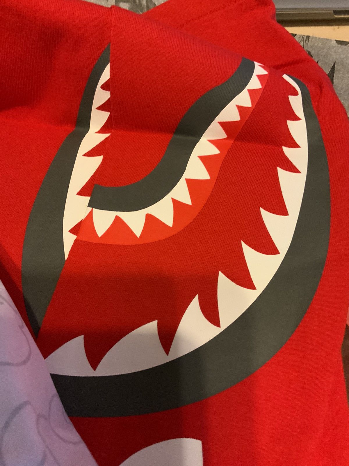 Bape A BATHING APE Side Shark Tee SIZE L Size US L / EU 52-54 / 3 - 5 Thumbnail