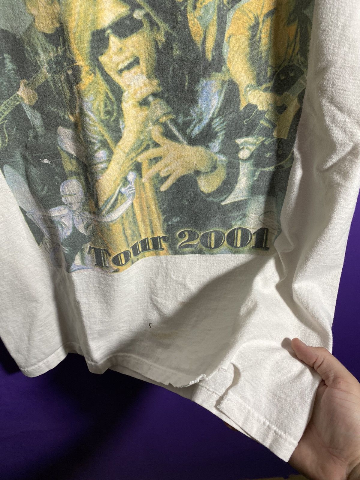 Band Tees × Vintage Vintage 2001 Aerosmith soroyama tour tee Size US XL / EU 56 / 4 - 3 Thumbnail