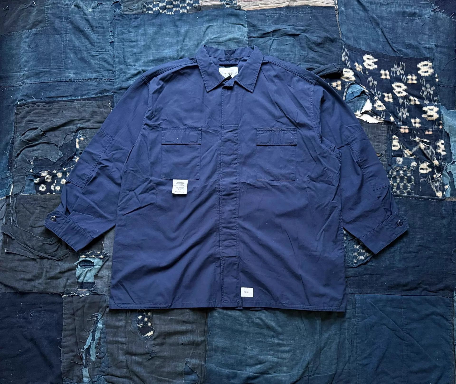 Wtaps Wtaps 18aw Guardian Blue M CNY Bones Limited Size US M / EU 48-50 / 2 - 2 Thumbnail