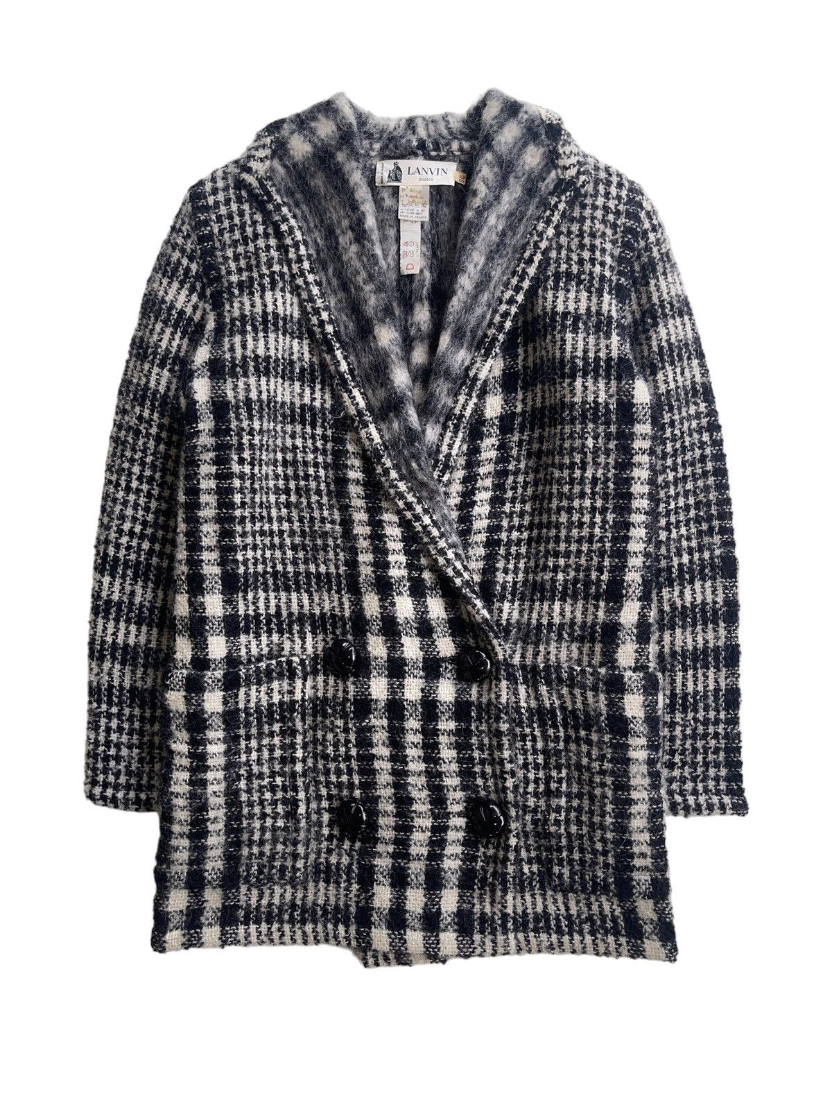 Lanvin Lanvin Mohair Luxury Coat Size S / US 4 / IT 40 - 1 Thumbnail