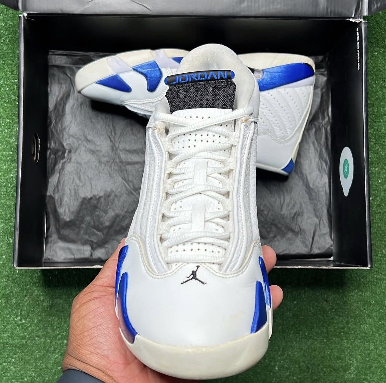 Jordan Brand Air Jordan 14 Retro ‘Hyper Royal’ Size US 8 / EU 41 - 4 Thumbnail