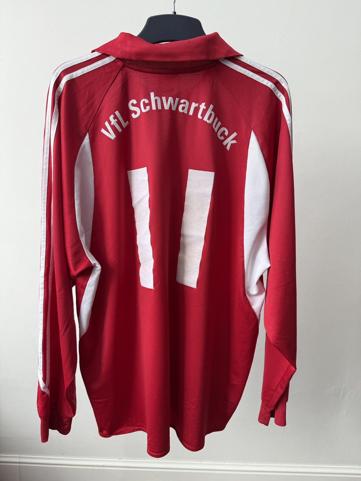 Adidas Vintage Adidas VFL Schwartbuck Jersey Long Sleeve Shirt Size US XL / EU 56 / 4 - 15 Thumbnail