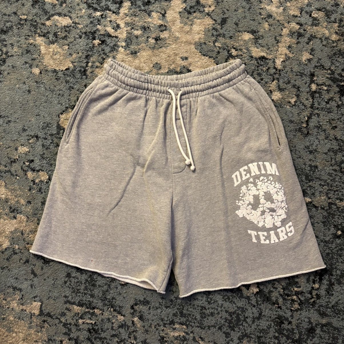 DENIM TEARS Denim Tears University Shorts Grey | Grailed