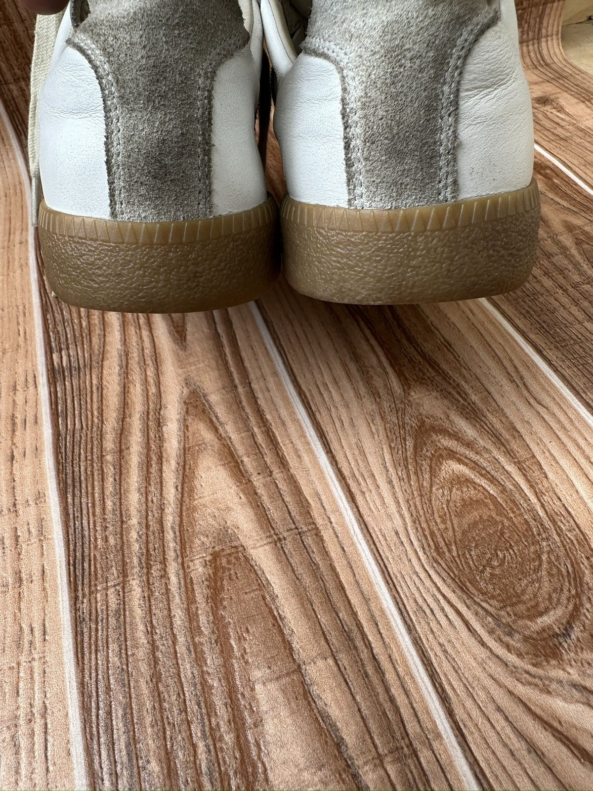 Maison Margiela Maison Martin Margiela Replica Gats White/gray Lowtops Size US 9 / IT 39 - 19 Thumbnail
