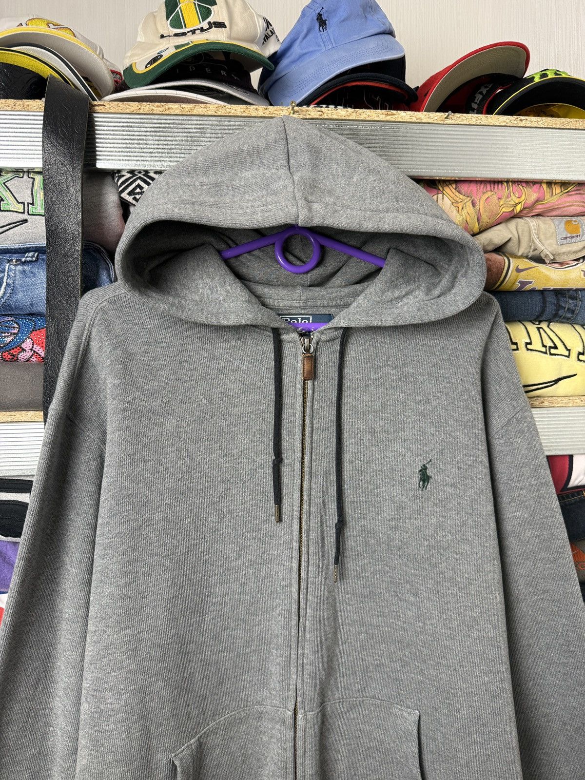 Polo Ralph Lauren Polo Ralph Lauren Zip Hoodie Vintage RL Pullover 90s Size US XL / EU 56 / 4 - 3 Thumbnail