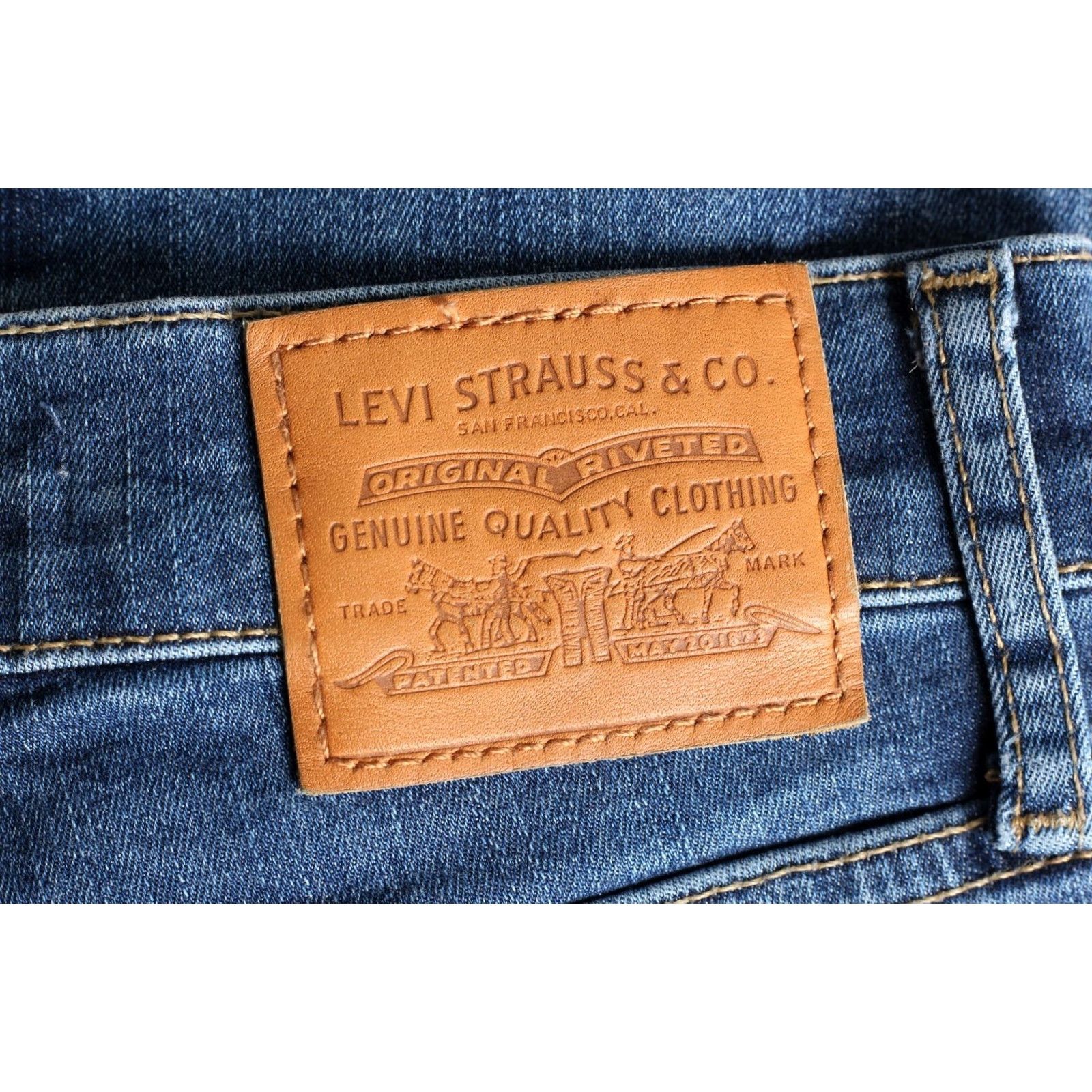 Levi's VINTAGE LEVI’S MILE HIGH SUPER SKINNY PREMIUM Big E Stretch Jeans Women Size W24 L30 Size 42" / US 20 - 3 Thumbnail