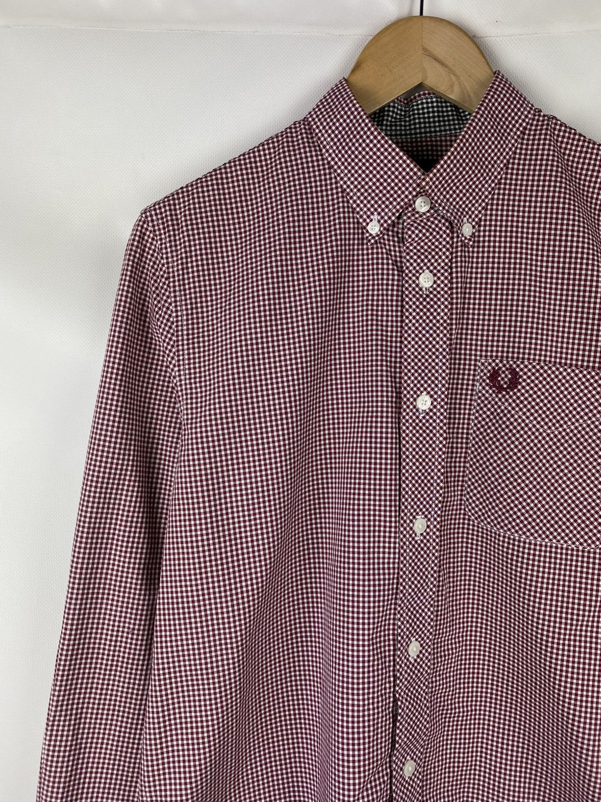 Fred Perry Fred Perry Men’s Long Sleeve Plaid Button Up Shirt Size M Size US M / EU 48-50 / 2 - 4 Thumbnail