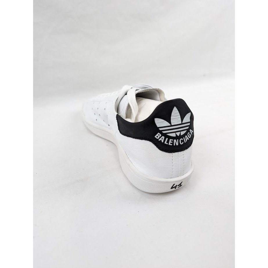 Adidas × Balenciaga o1rshd1 Stan Smith Low-Top Sneakers in Black/White Size US 8 / EU 41 - 11 Thumbnail