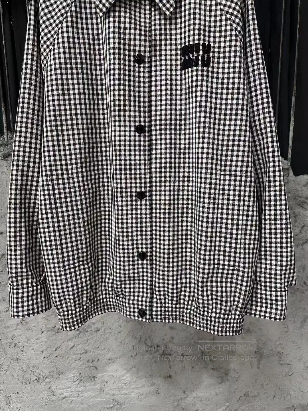 Miu Miu miu miu black and white checked jacket. Size M / US 6-8 / IT 42-44 - 4 Thumbnail