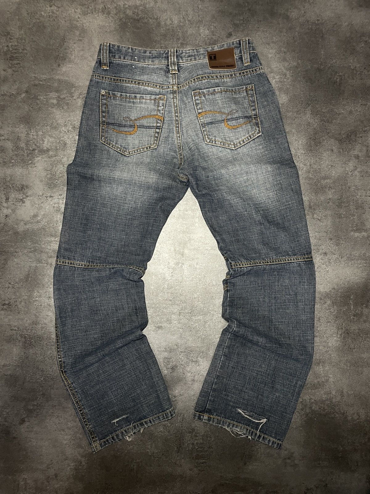 Vintage 🔥RARE🔥Vintage Y2K Denim Wide Pants Rare Hype Streetwear Size US 32 / EU 48 - 2 Thumbnail
