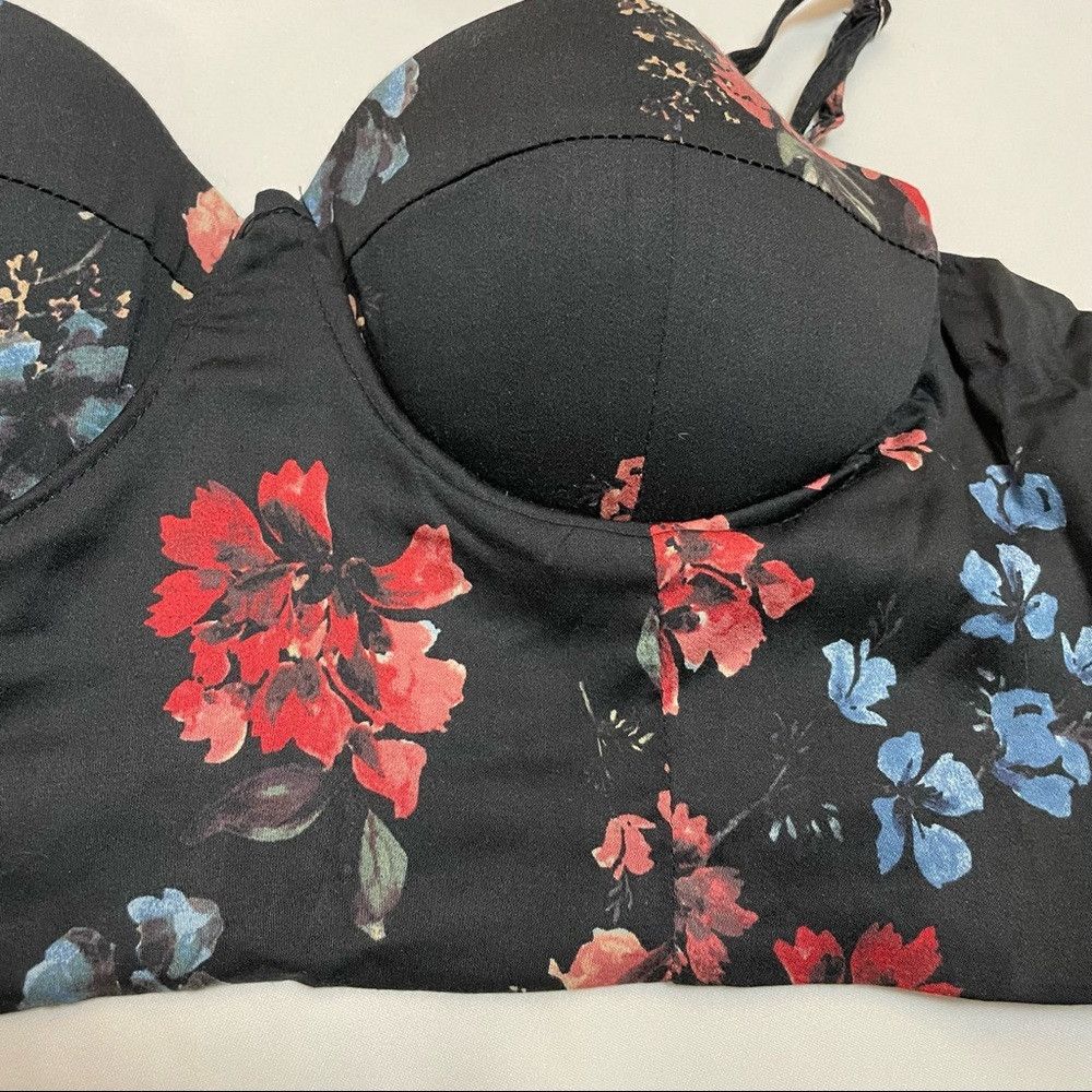 Other NWT New Olivaceous Floral Crop Corset Top Size L Size L / US 10 / IT 46 - 9 Thumbnail