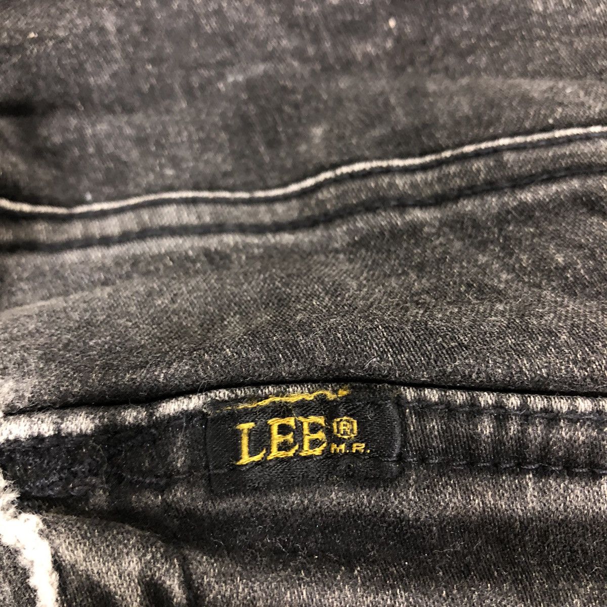Japanese Brand × Lee 🔥90’s Rare Distressed Denim Jeans Lee Punk Design Size US 33 - 13 Thumbnail