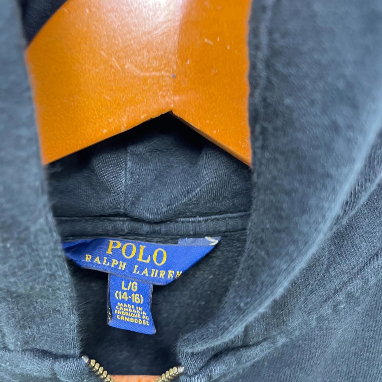 Polo Ralph Lauren Vintage Polo Ralph Lauren Pony Zip Up Hoodie Youth Large Size US L / EU 52-54 / 3 - 3 Thumbnail