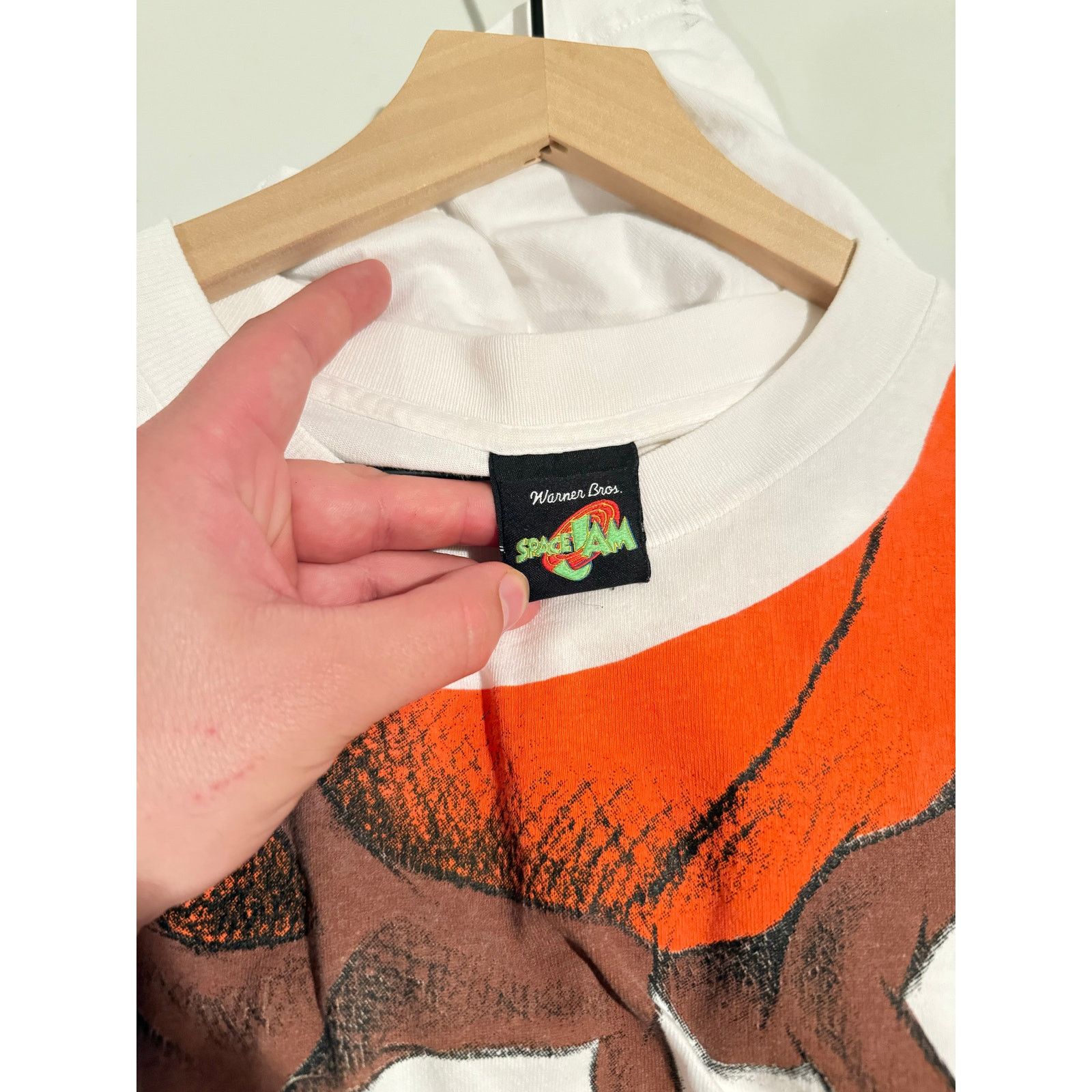Warner Bros Vintage Warner Brothers Space Jam Longsleeve Shirt Large Taz Size US L / EU 52-54 / 3 - 4 Thumbnail