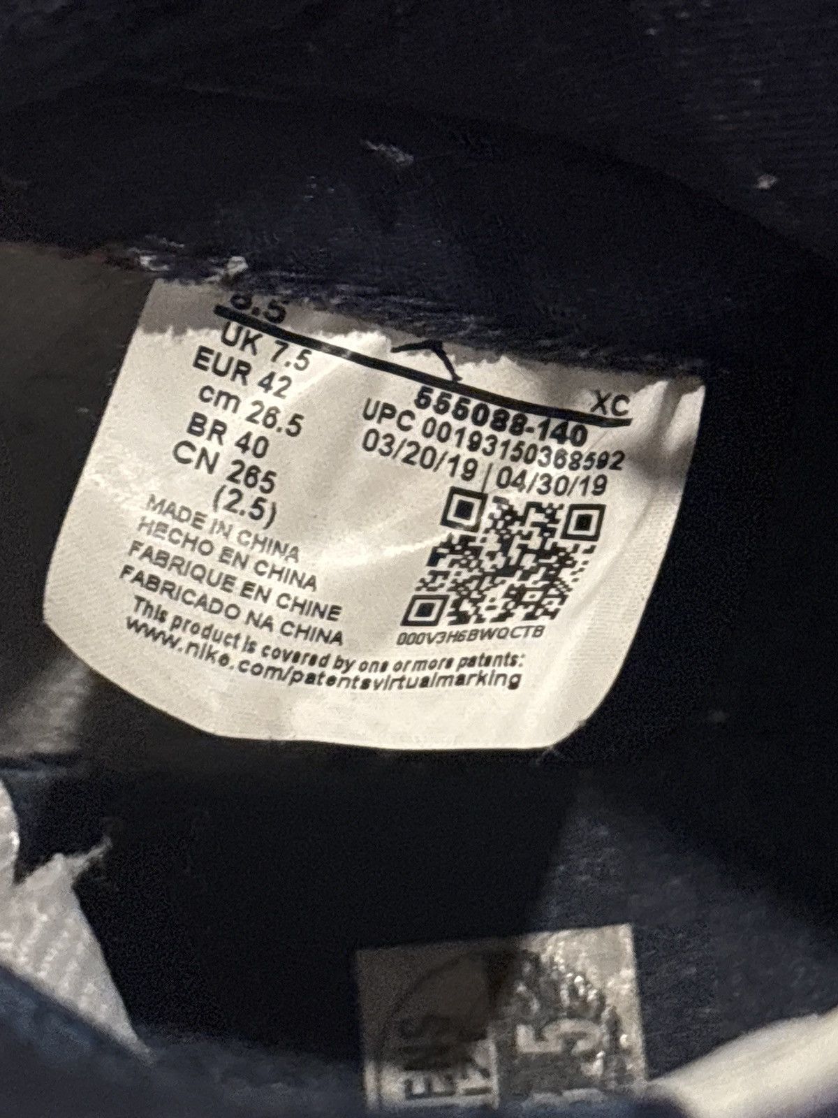 Nike Jordan 1 Obsidian Blue Size US 8.5 / EU 41-42 - 5 Thumbnail