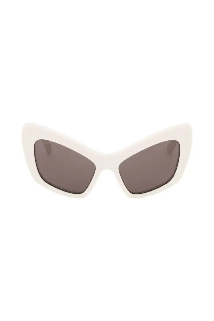 image of Balenciaga O1S22I1N0424 Size-Os Monaco Cat Sunglasses In White, Women's