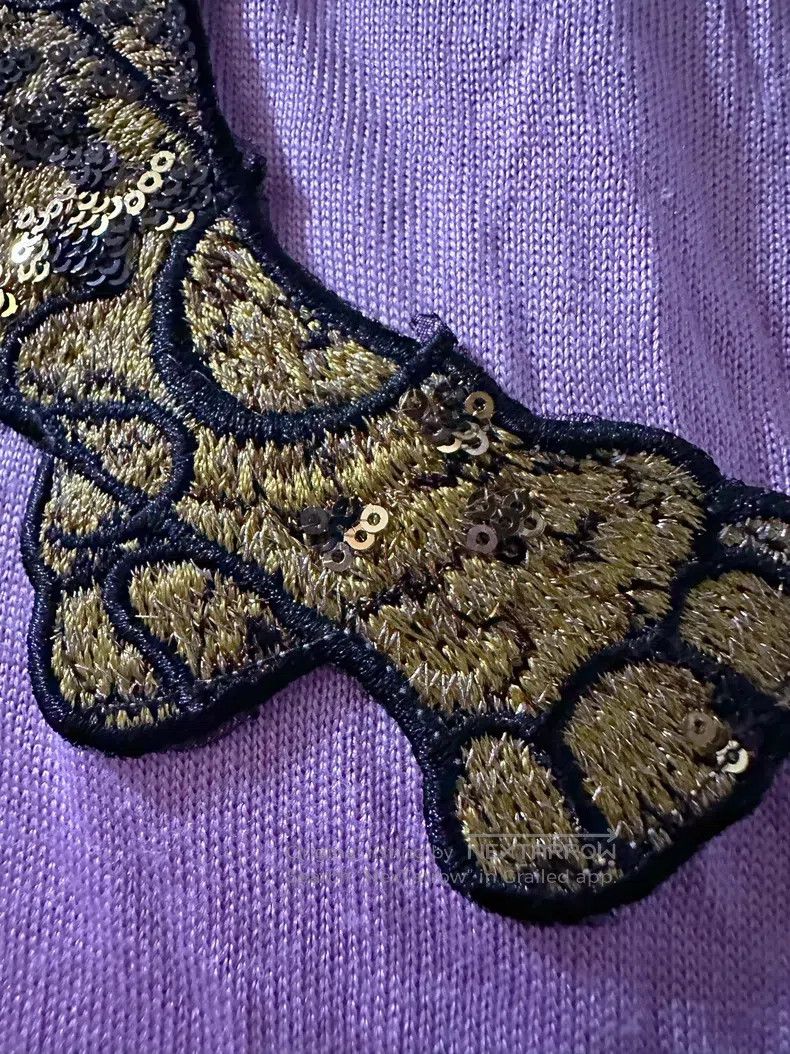 Versace Versace Money leopard mulberry silk sweatshirt Size XL / US 12-14 / IT 48-50 - 6 Thumbnail