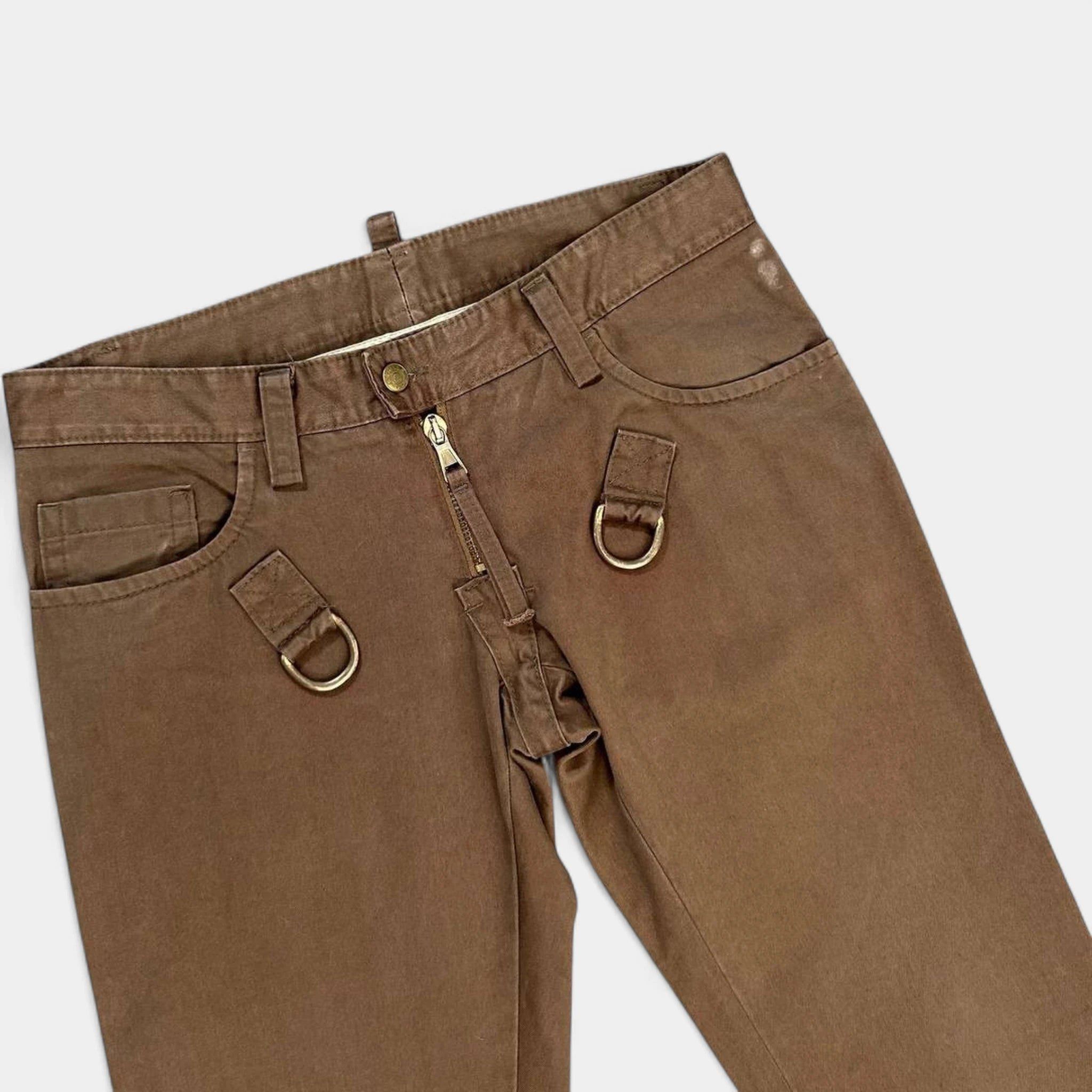 Dsquared2 Dsquared Brown Cargo Pants Size US 32 / EU 48 - 2 Thumbnail