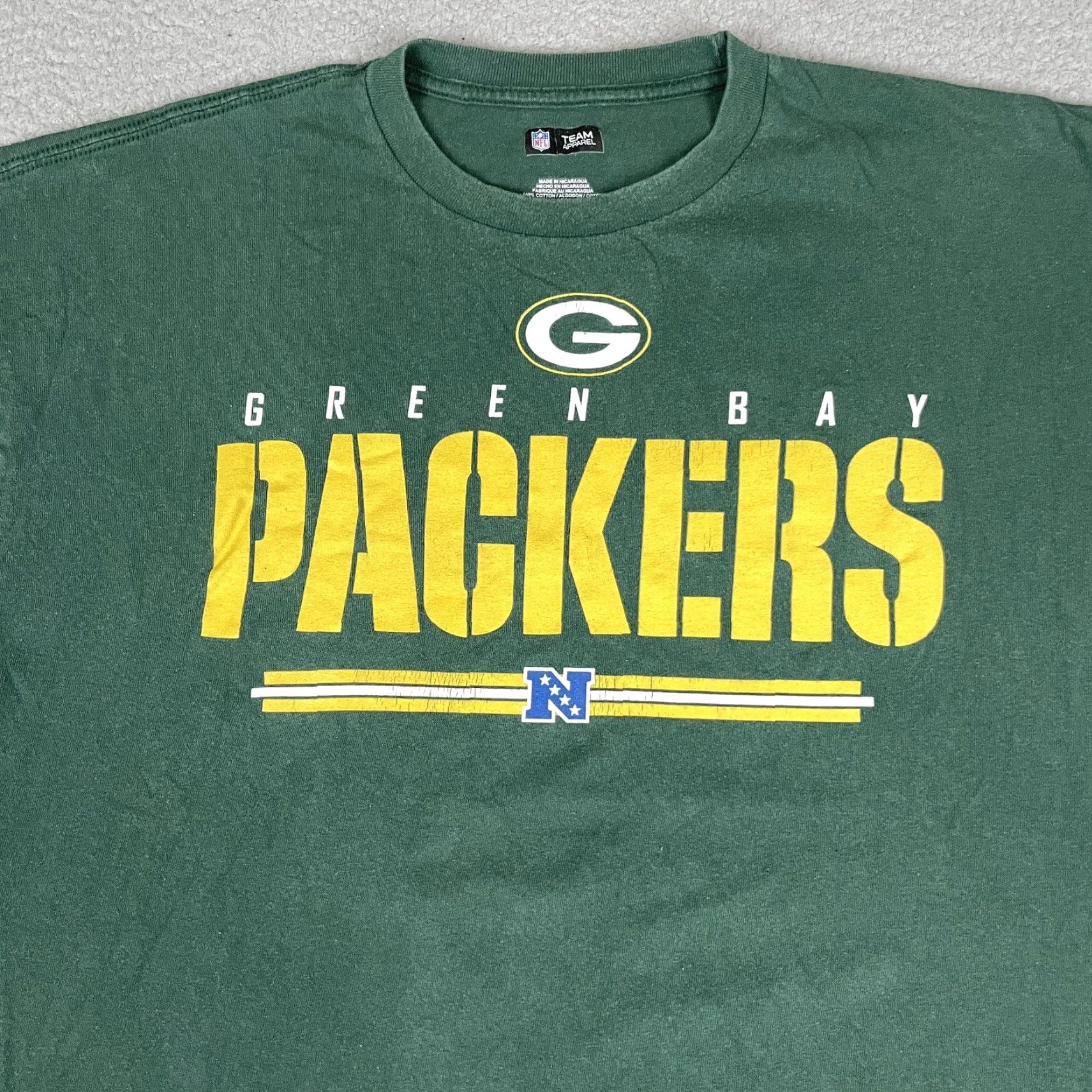 NFL NFL Green Bay Packers Shirt Mens XXL Green Yellow Graphic Cotton Team Apparel Sports Football Size US XXL / EU 58 / 5 - 2 Thumbnail
