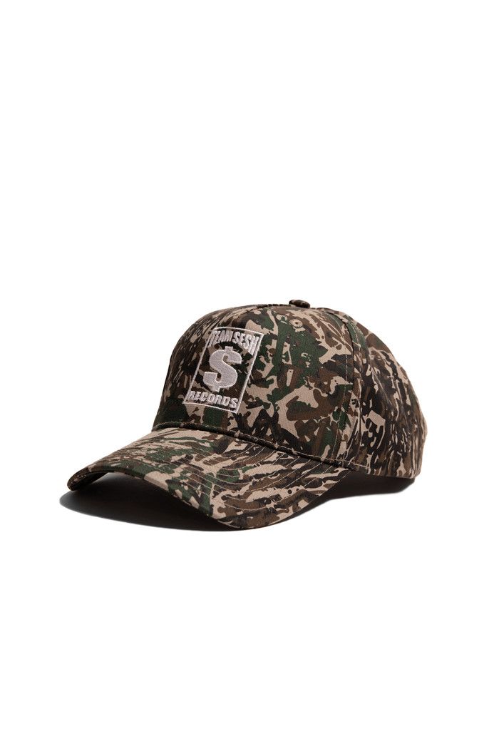 Bones × TeamSESH Teamsesh Records Camo Hat Size ONE SIZE - 5 Thumbnail