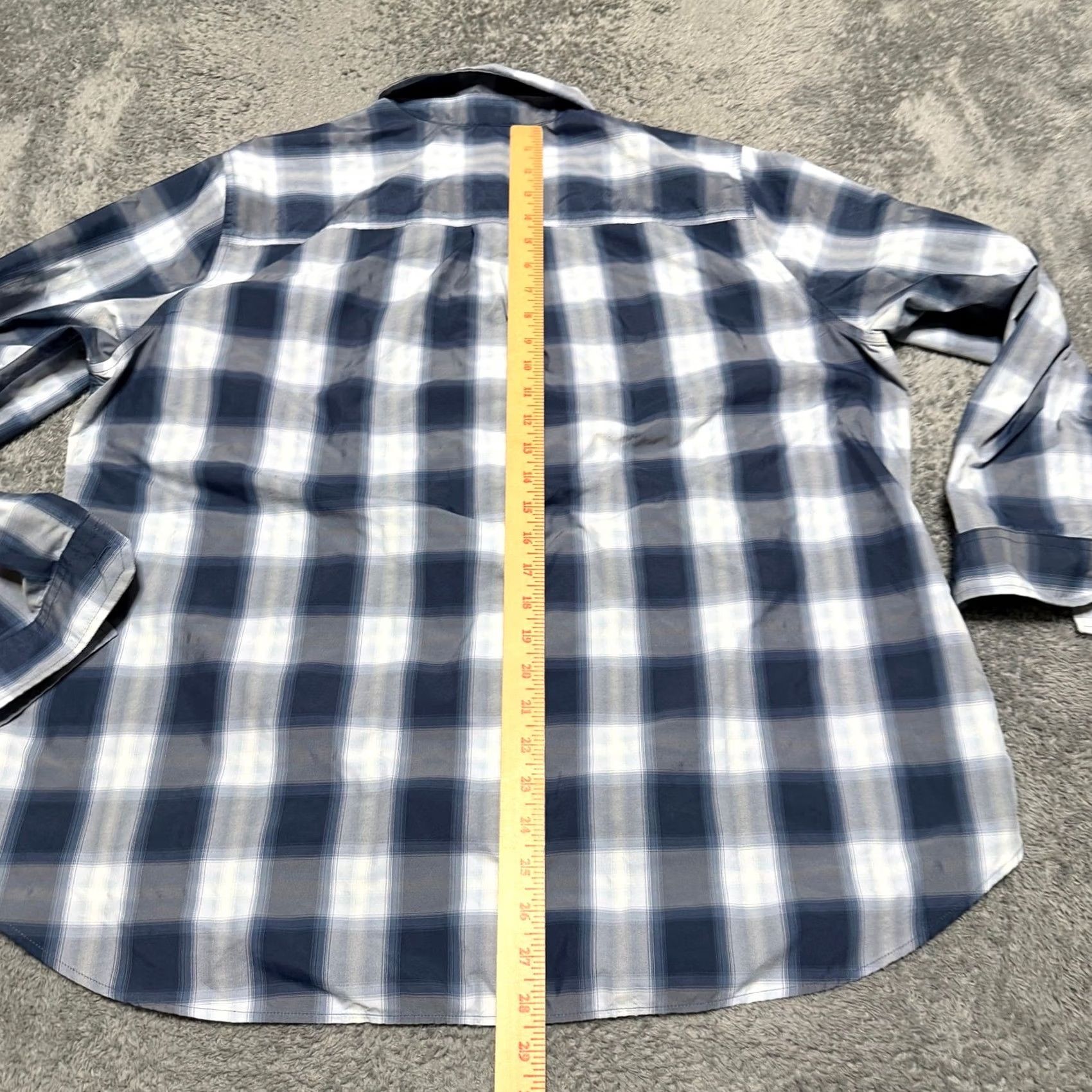 Eddie Bauer Eddie Bauer Womens XXL Blue Plaid Long Sleeve Polyester Nylon Button Size XXL / US 16-18 / IT 52-54 - 5 Thumbnail