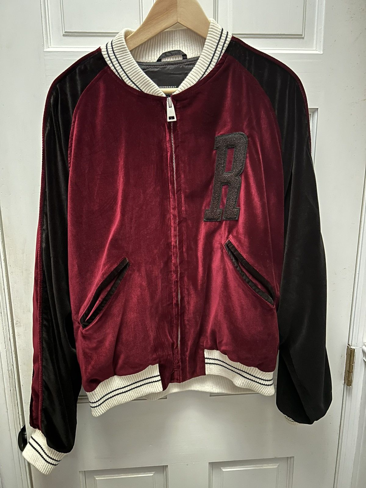 Represent Clo. Velour Bomber Jacket Size US L / EU 52-54 / 3 - 1 Thumbnail