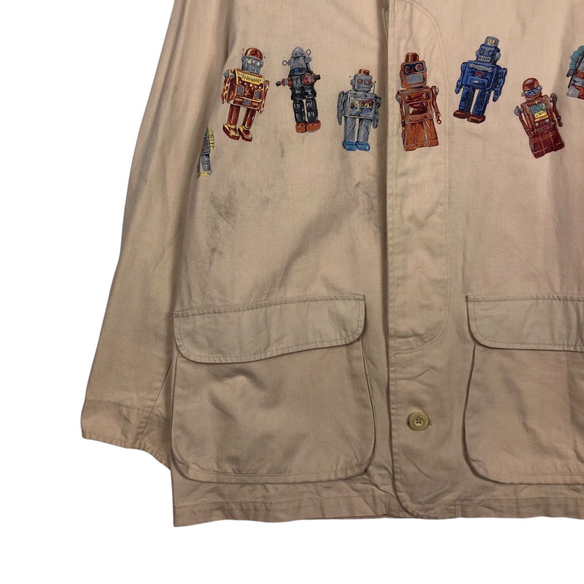 Japanese Brand × Karl Helmut 📌Vintage Chore Worker Jacket Karl Helmut Big Logo Lining Size US L / EU 52-54 / 3 - 5 Thumbnail
