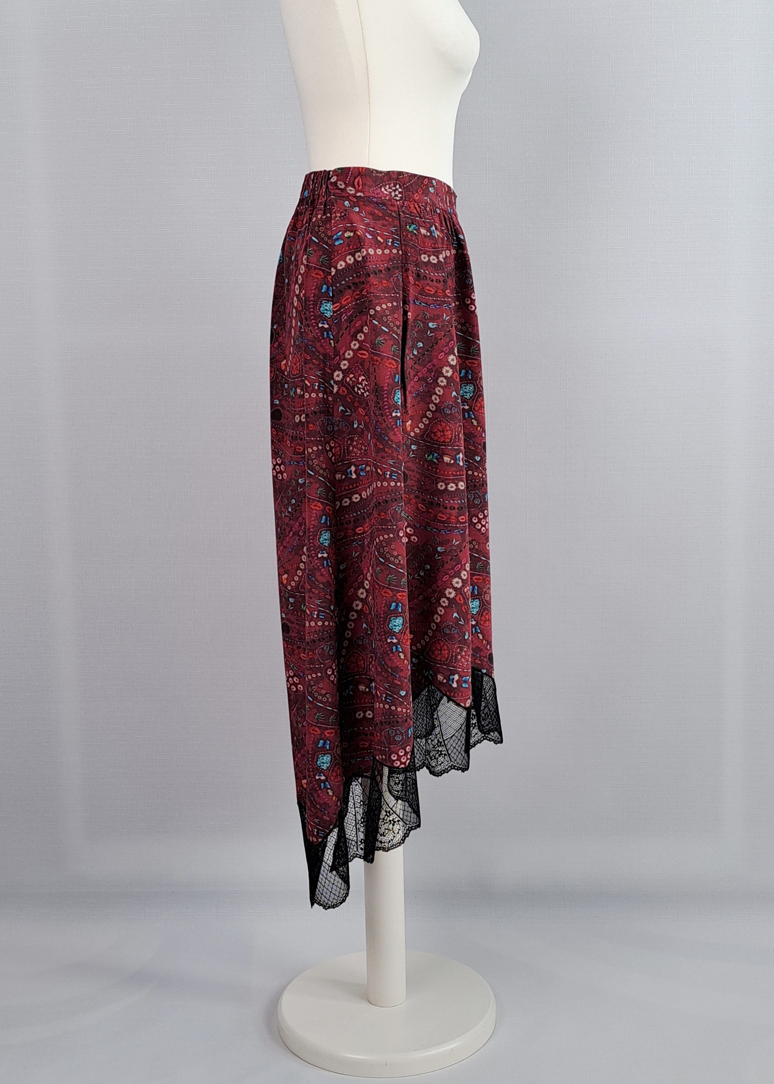 Zadig & Voltaire ZADIG & VOLTAIRE Joslin Psyche lace trim skirt. Size 40 Size 34" / US 12 / IT 48 - 4 Thumbnail
