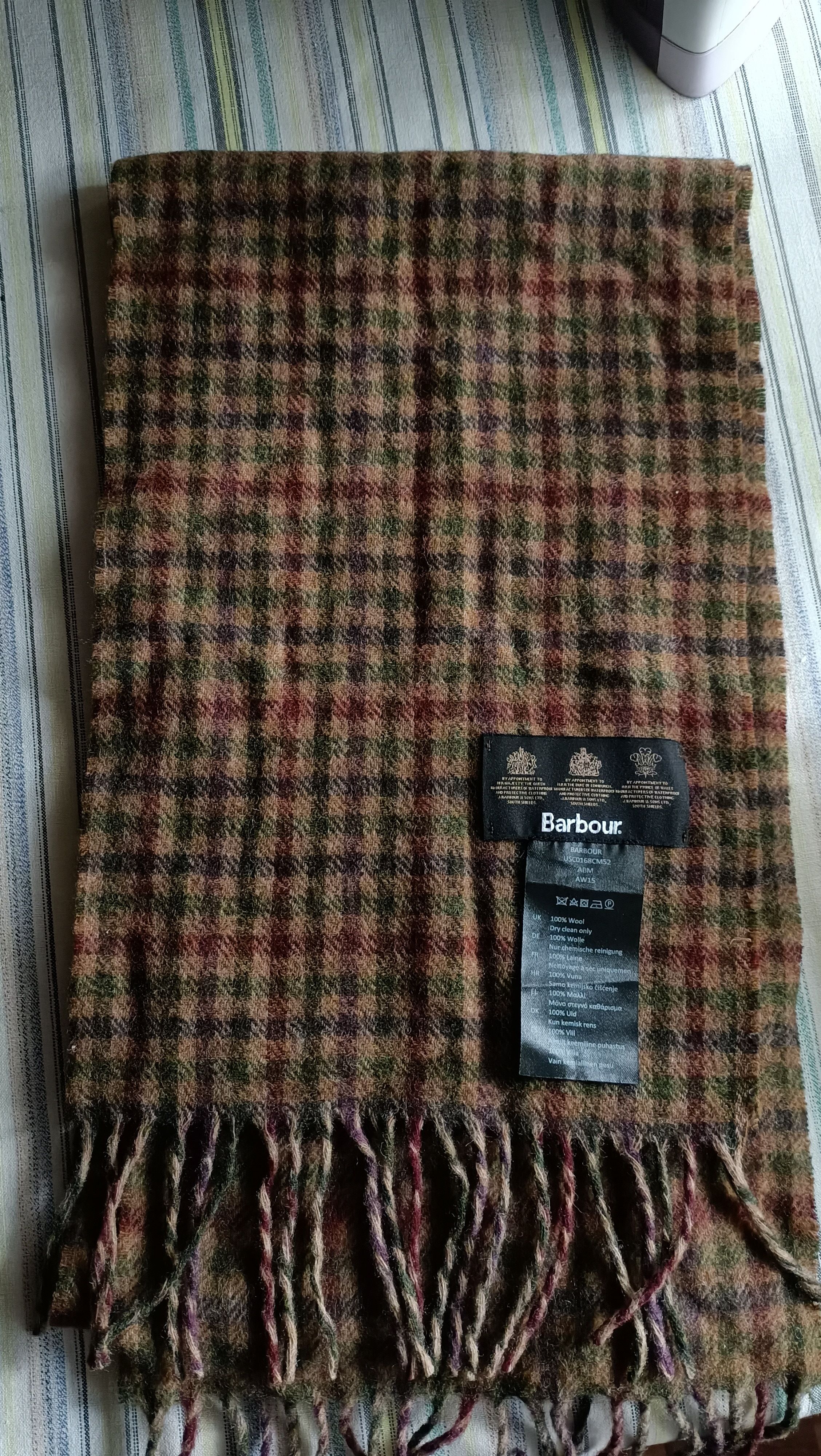 Barbour Barbour wool big scarf 170x24 Size ONE SIZE - 1 Thumbnail