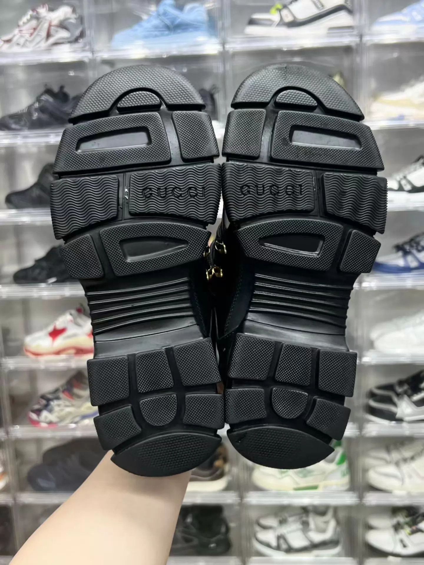 Gucci GUCCI Flashtrek Hiking Boots Black 40.5 EU Size US 7.5 / EU 40-41 - 8 Thumbnail