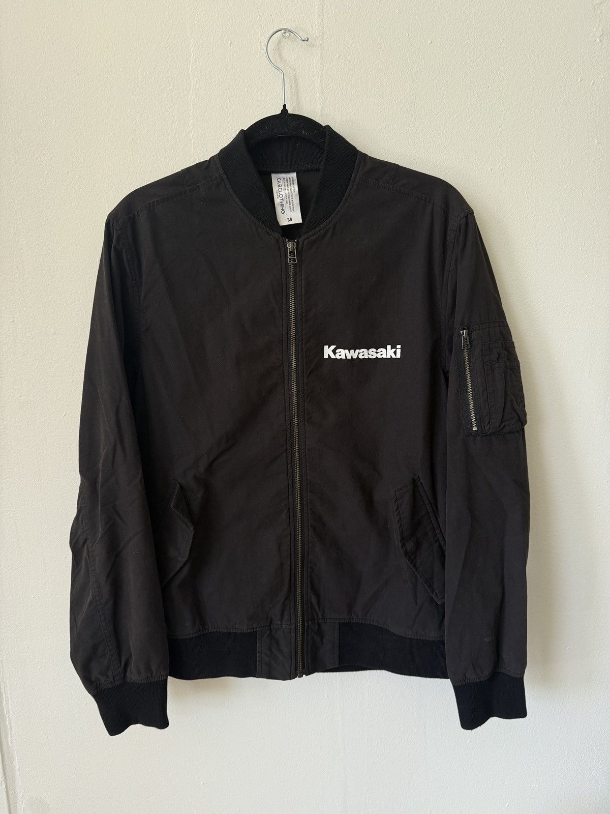 Vintage Vintage Kawasaki Moto Bomber Jacket Size US M / EU 48-50 / 2 - 1 Thumbnail