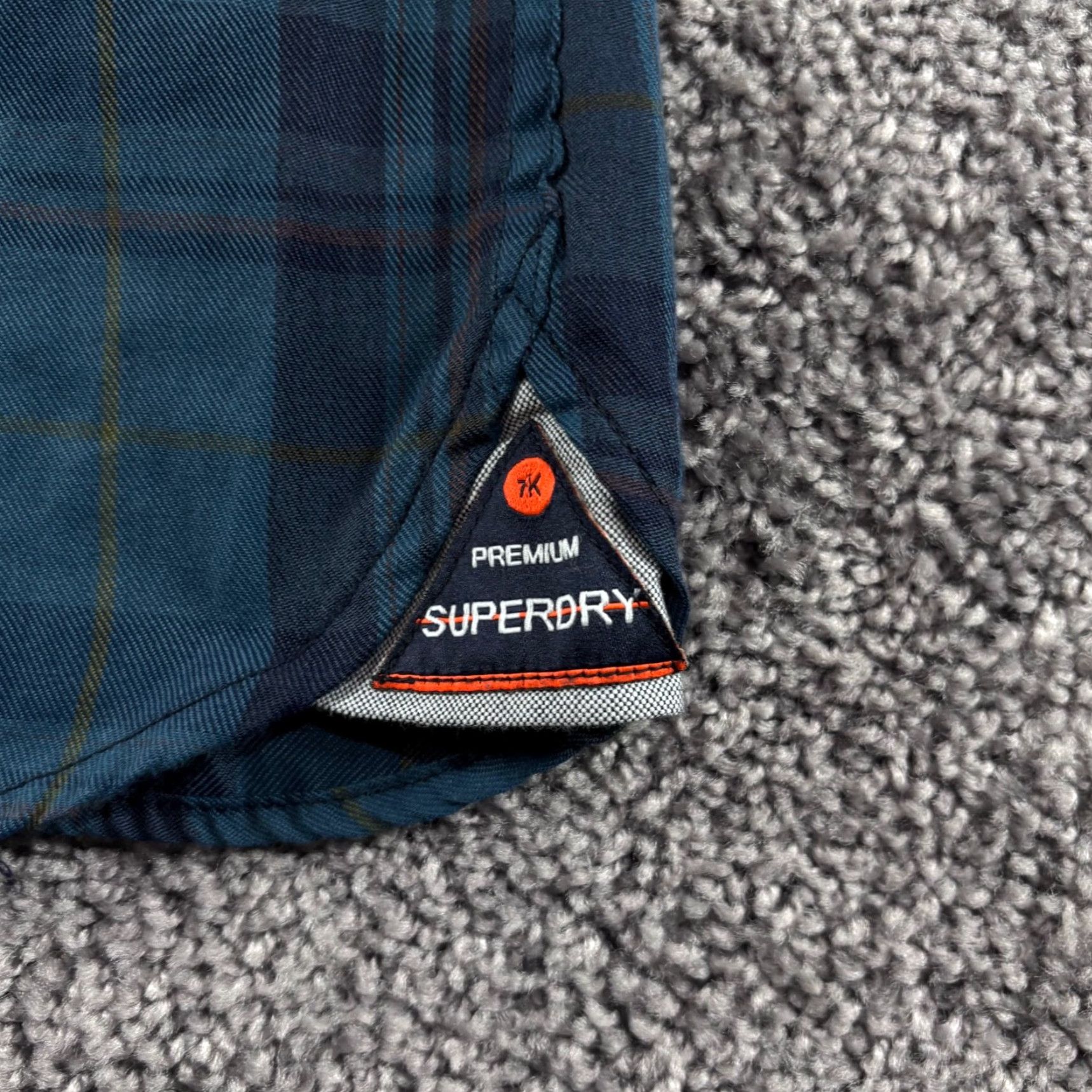Superdry VINTAGE Superdry Shirt Mens L Blue Plaid Flannel Button Down Lumberjack Size US L / EU 52-54 / 3 - 5 Thumbnail