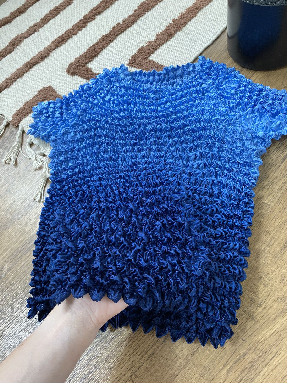 Vintage SHIBORI SRIDER POPCORN GRADIENT TOP DOUBLET STYLE Size ONE SIZE - 3 Thumbnail