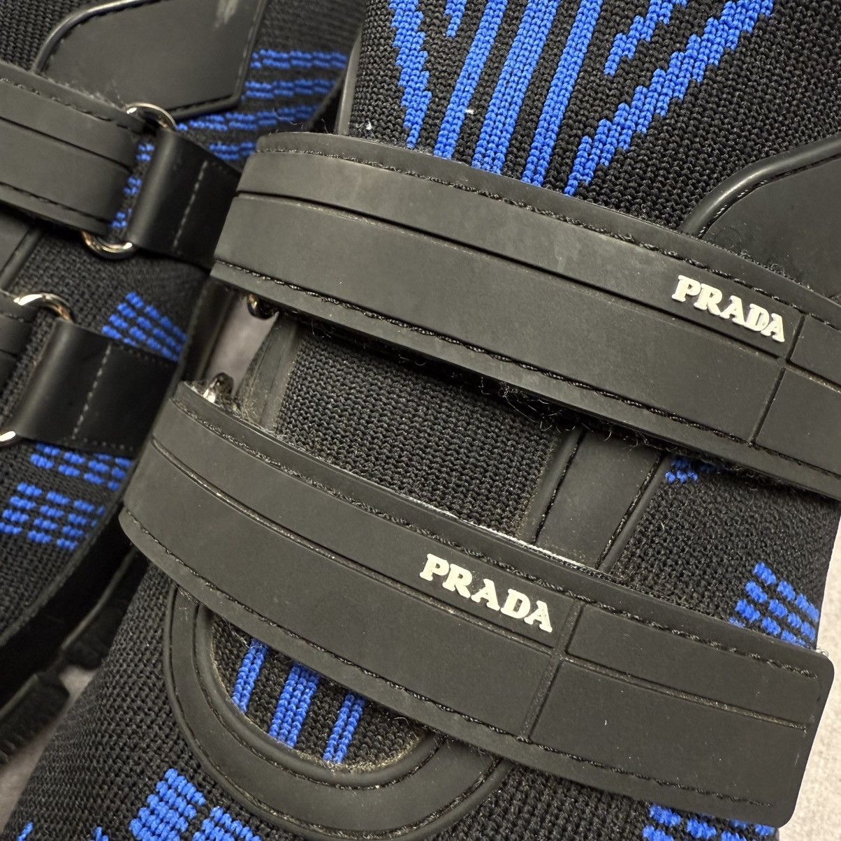Prada Prada Crossection 'Black Blue Mouline' Shoes Size US 10 / EU 43 - 2 Thumbnail