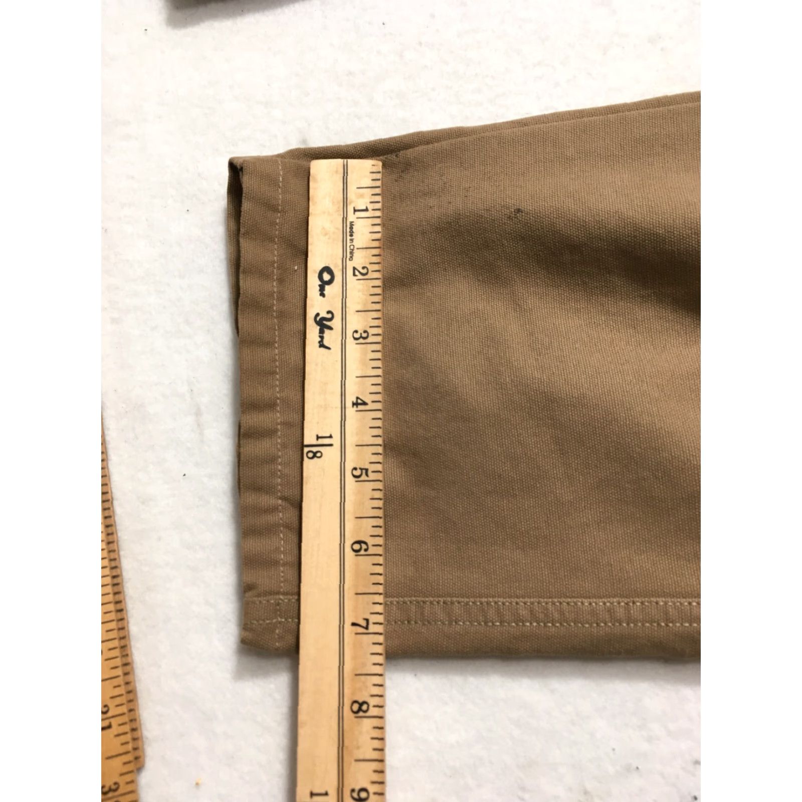 Vintage Columbia Pants Mens 34 Canvas Regular Fit Straight Leg Tan Outdoors 100% Cotton Size US 34 / EU 50 - 2 Thumbnail
