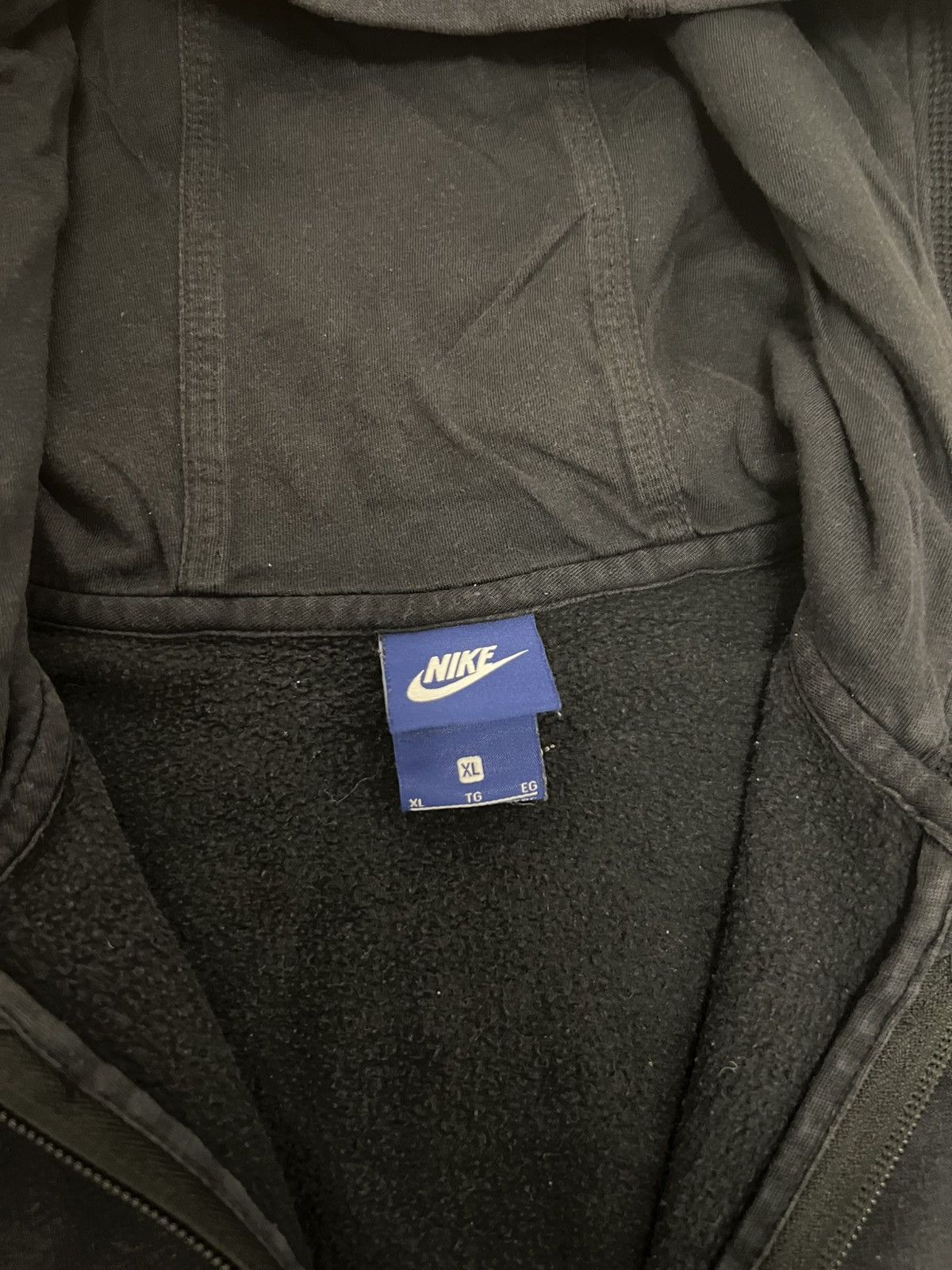 Faded Glory × Nike Vintage Nike Zip up Hoodie black Size US S / EU 44-46 / 1 - 7 Thumbnail
