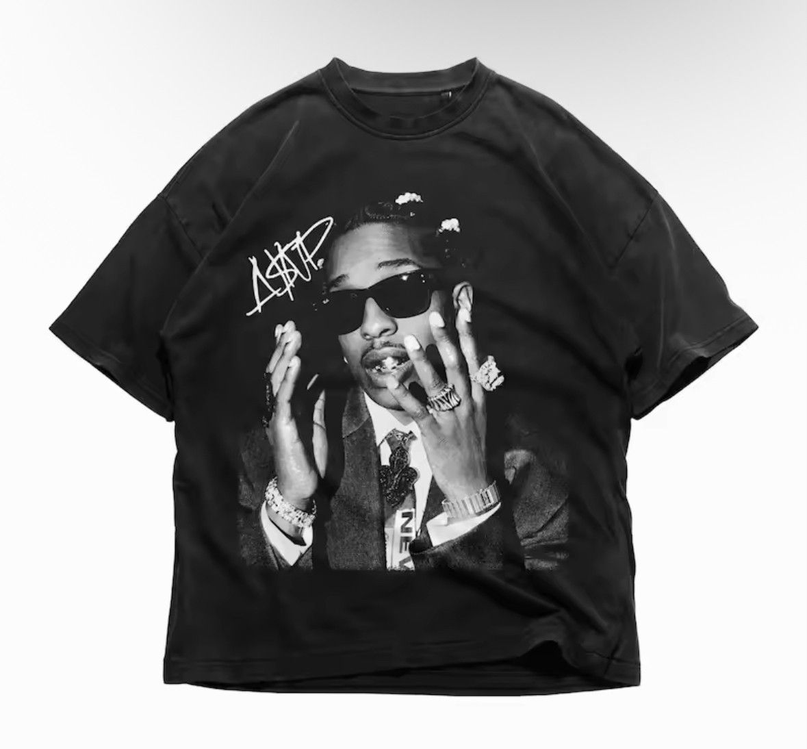 Other Y2K Streetwear Retro ASAP Rock Graphic Black T-Shirt Size US L / EU 52-54 / 3 - 1 Thumbnail
