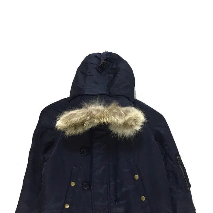 Japanese Brand Vintage FLORENT RELAX Coyote Fur Parka Hoodie Jacket Size M / US 6-8 / IT 42-44 - 3 Thumbnail