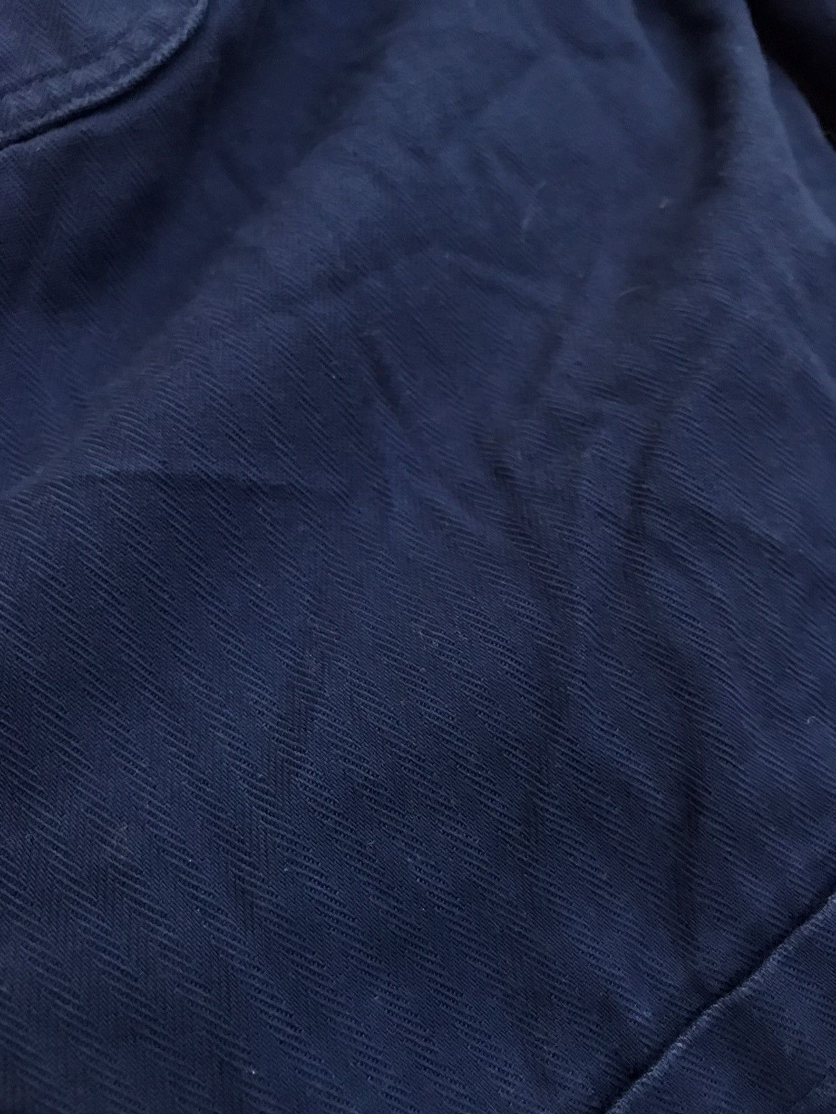 Other NAVY HERRINGBONE HBT HIGH QUALITY COTTON CHORE JACKET Size US M / EU 48-50 / 2 - 1 Thumbnail