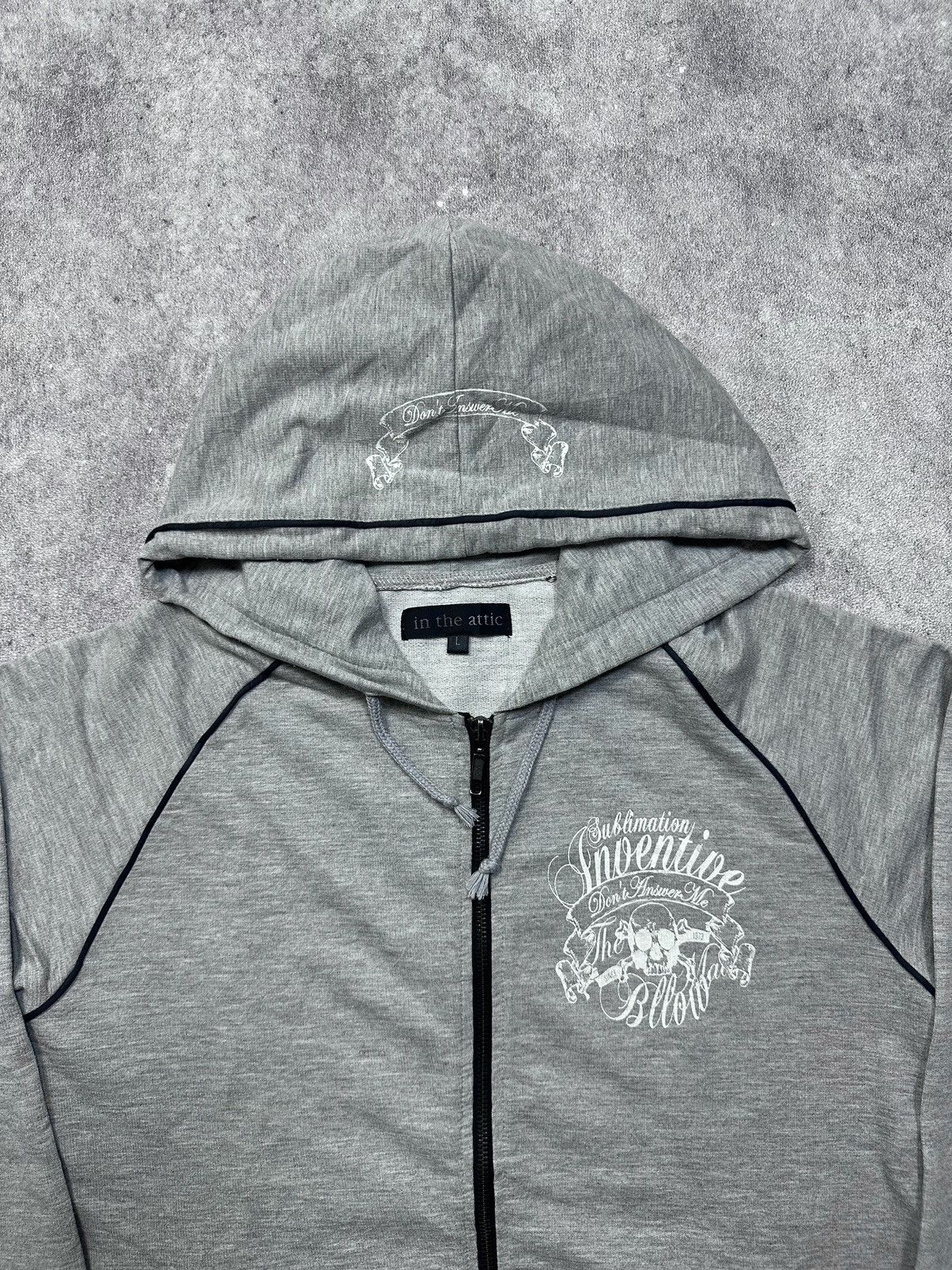 In The Attic In the attic skull Graphic zip hoodie Size US L / EU 52-54 / 3 - 4 Thumbnail