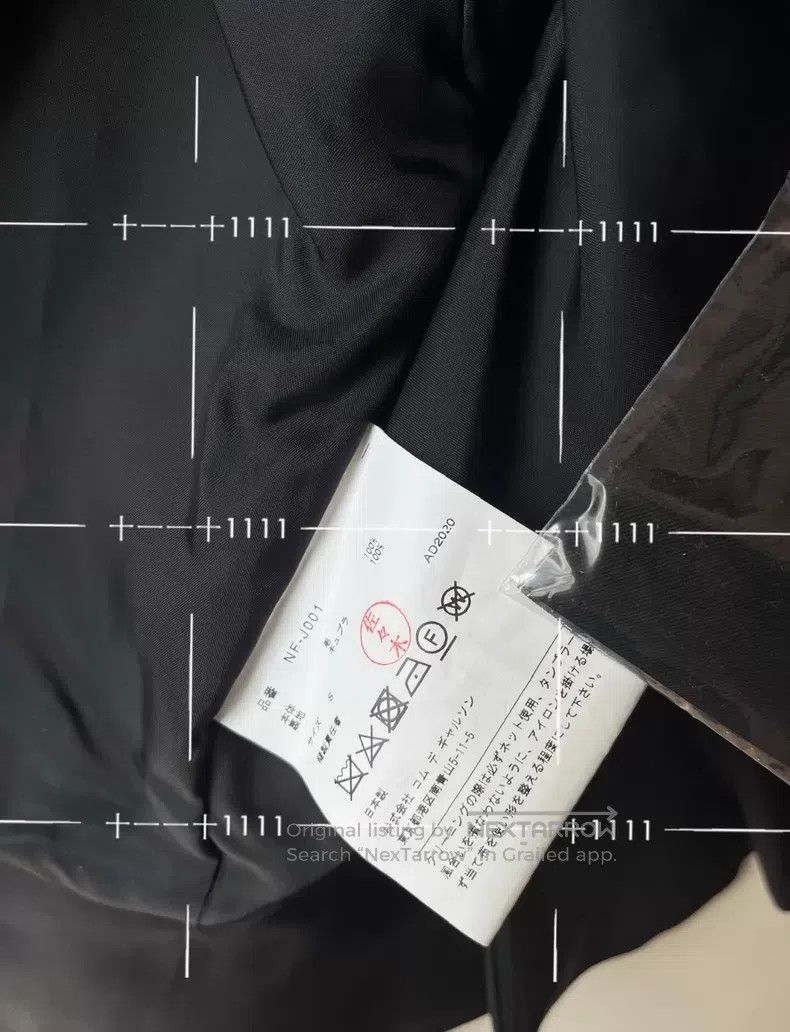Comme des Garcons Comme des Garcons Lace petal flounce wool blazer Size S / US 4 / IT 40 - 8 Thumbnail