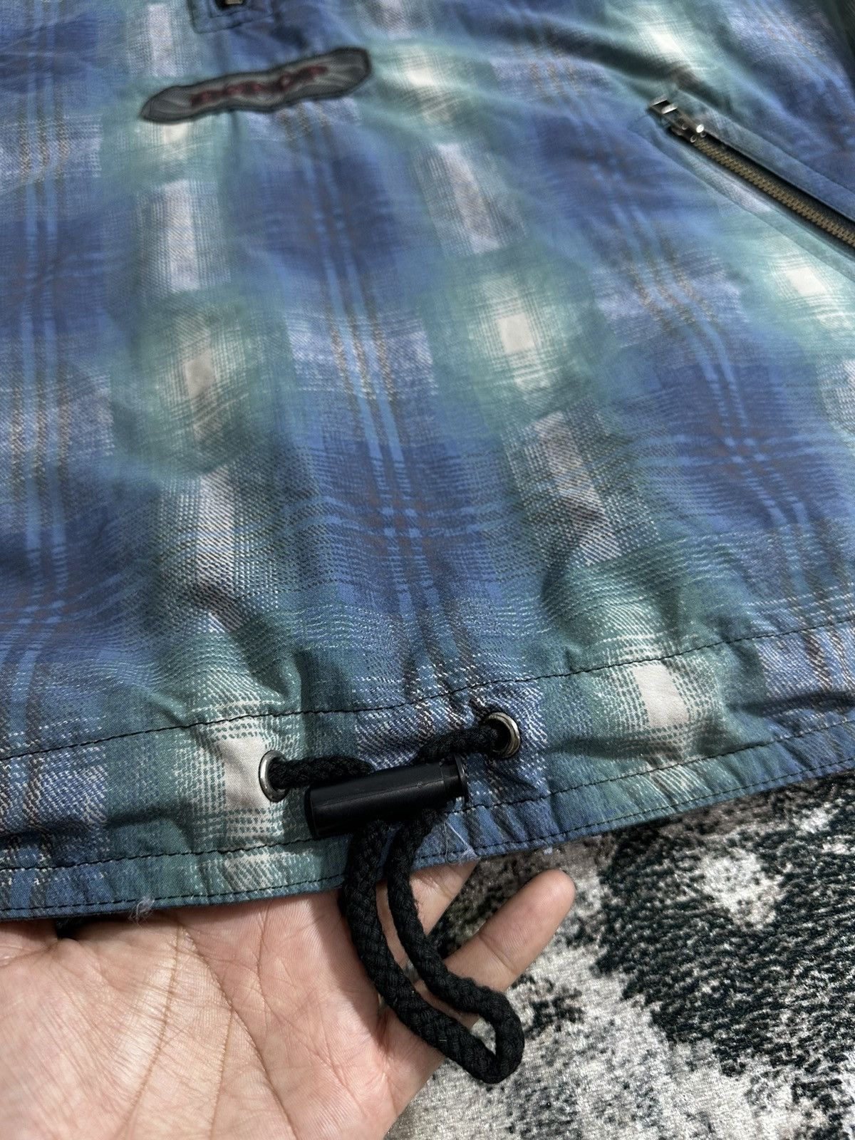 Yohji Yamamoto BIG SIZE YOHJI STYLE BE!POP HALF ZIP NICE TARTAN JACKET Size US XXL / EU 58 / 5 - 10 Thumbnail
