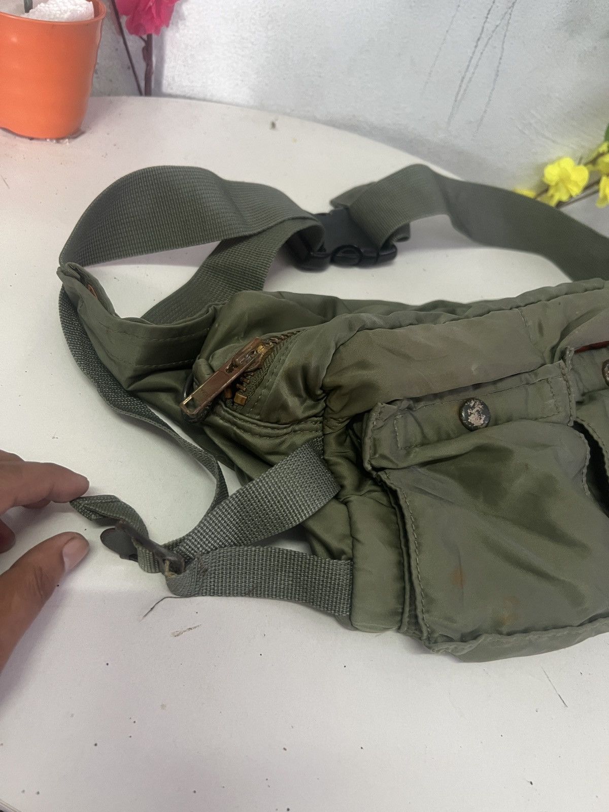 Porter Vintage Porter Tanker Green Waist Bag Size ONE SIZE - 5 Thumbnail