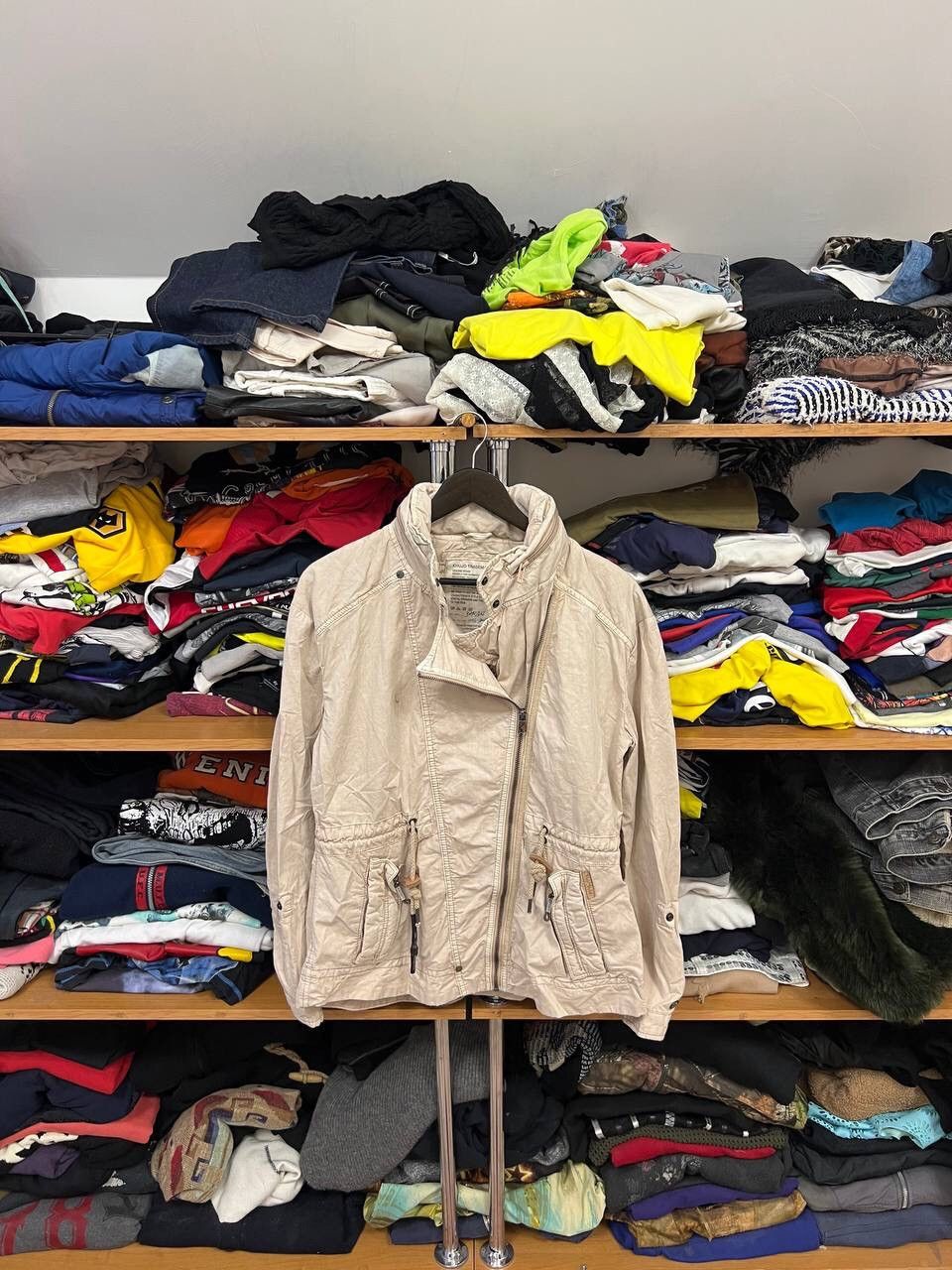 Vintage × khujo Khujo Washed Distressed Y2K Bondage Retro Jacket Size M / US 6-8 / IT 42-44 - 1 Thumbnail