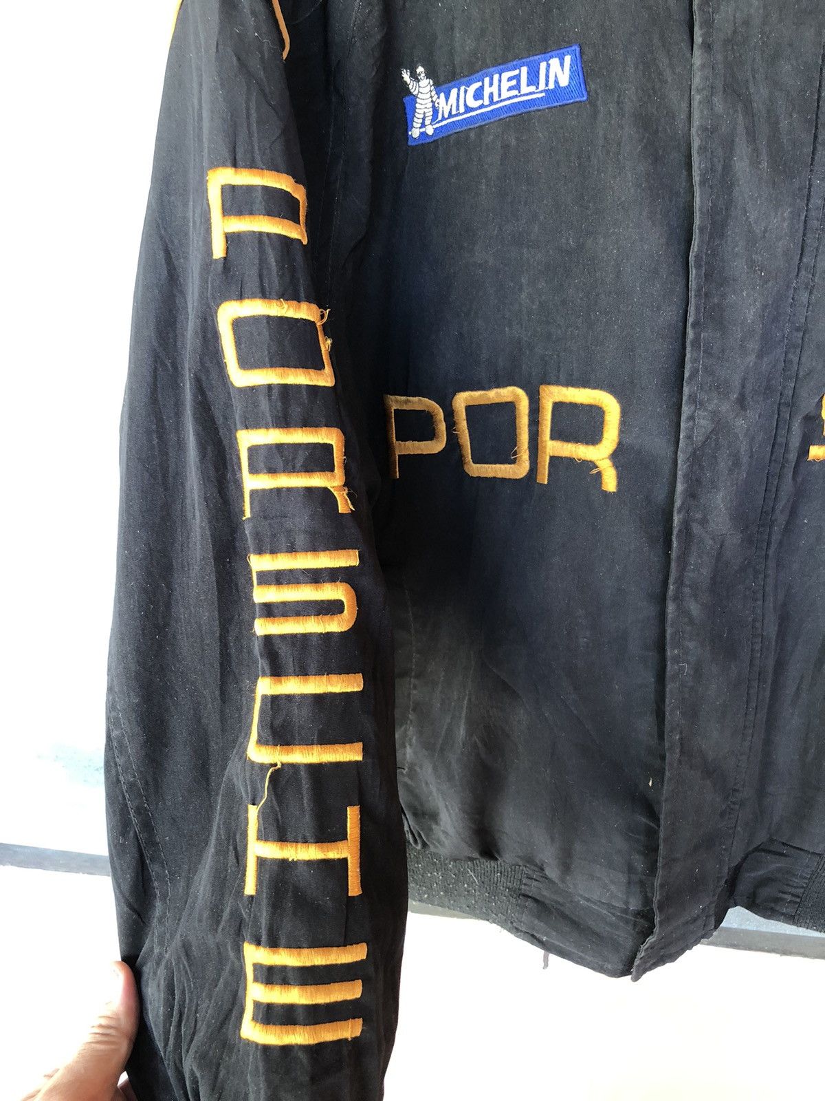 Porsche Design Vintage Porsche Sparco Michelin Jacket Size US L / EU 52-54 / 3 - 3 Thumbnail