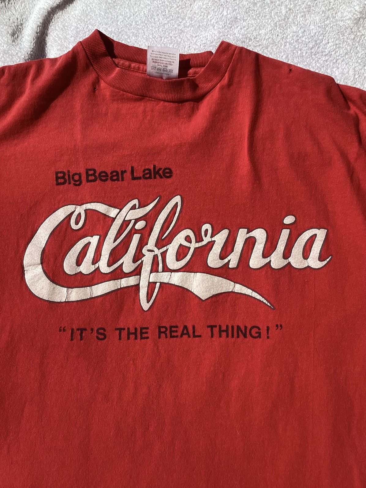 Other Vtg 1980s/90s big Bear Lake California Coca-Cola font LS Tee Size US L / EU 52-54 / 3 - 2 Thumbnail