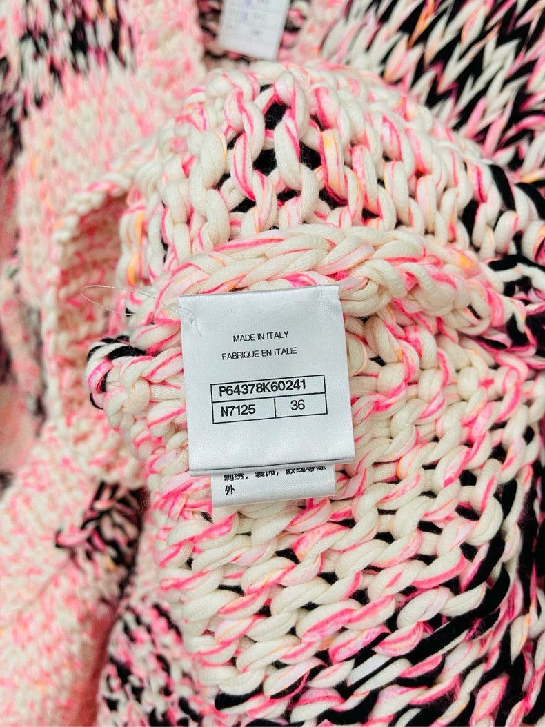 Chanel Chanel 20s roof series pink knitted cardigan jacket 2504-Ne Size XS / US 0-2 / IT 36-38 - 3 Thumbnail