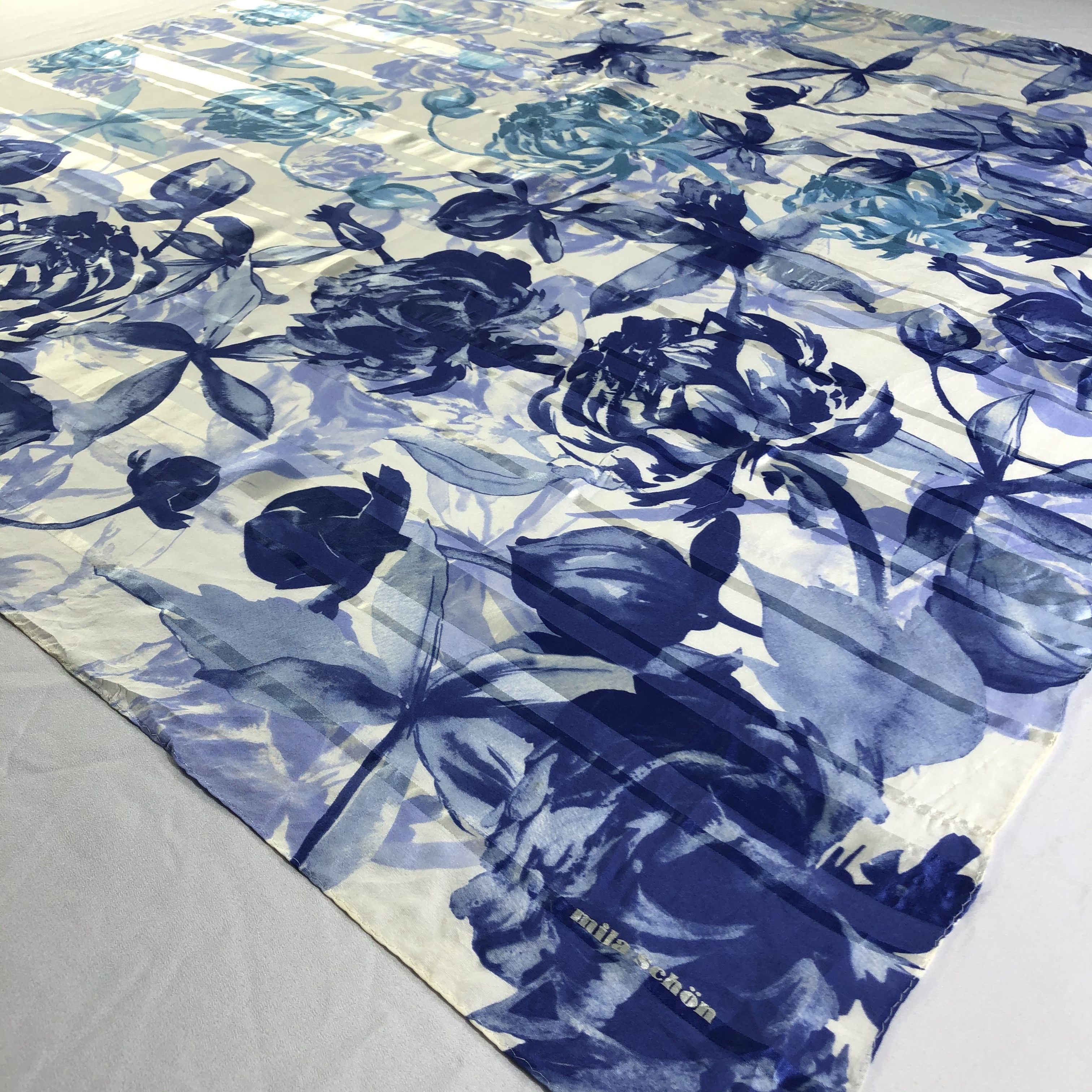 Mila Schon × Vintage Vintage Mila Schon Silk Scarf Size ONE SIZE - 4 Thumbnail