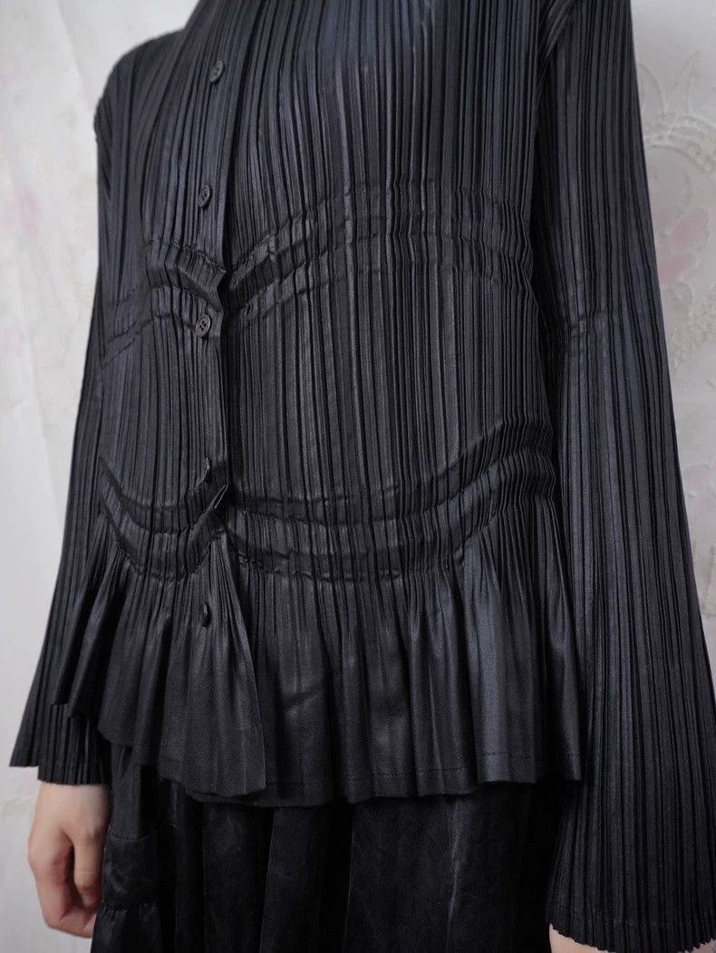 Issey Miyake Issey Miyake FETE Pleated Shirt Size US M / EU 48-50 / 2 - 7 Thumbnail